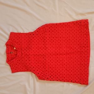 JCrew Red Knit Top
